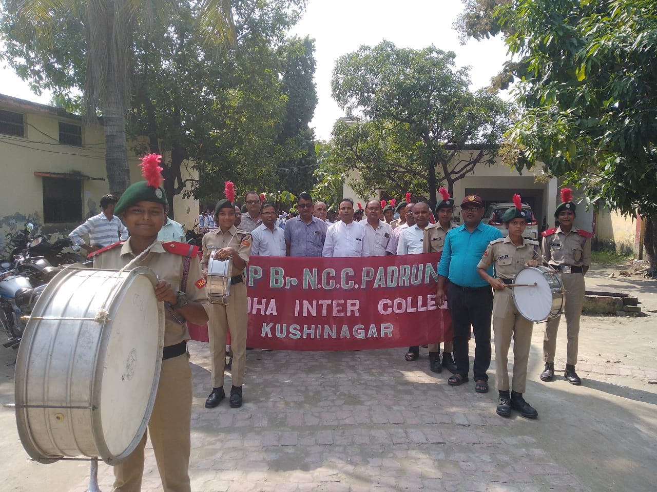 बुद्ध इंटरमीडिएट कालेज कुशीनगर ने नारी सुरक्षा स्वाभिमान व स्वालंबन के प्रति जागरूकता रैली