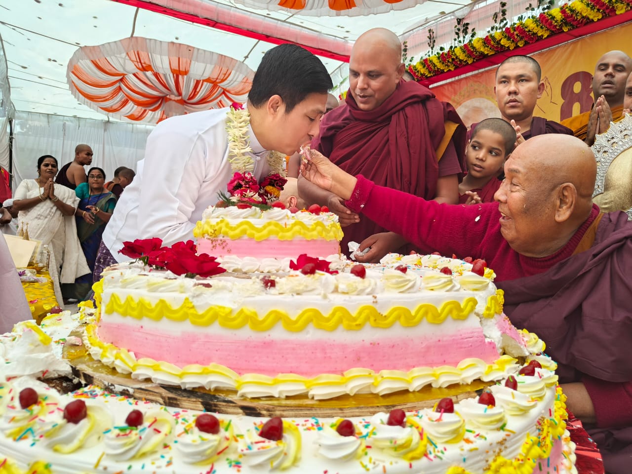 समारोहपूर्वक मनाया गया भदन्त ज्ञानेश्वर का जन्मदिन, आयोजित हुए विविध कार्यक्रम
